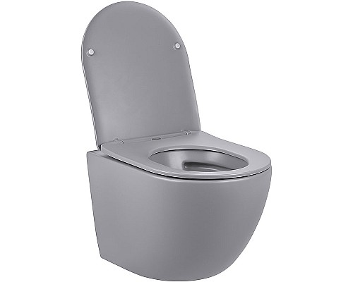Унитаз Vincea Globo VT1-14SMG подвесной Серый матовый с сиденьем Микролифт