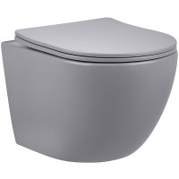Унитаз Vincea Globo VT1-14SMG подвесной Серый матовый с сиденьем Микролифт