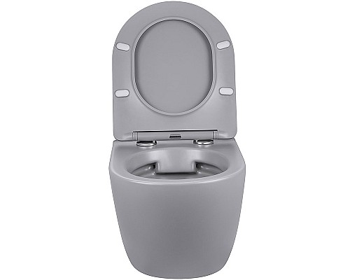 Унитаз Vincea Globo VT1-14SMG подвесной Серый матовый с сиденьем Микролифт