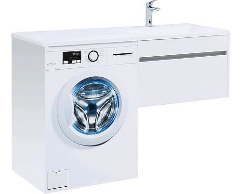 Тумба под раковину Aquanet Токио 130 236917 подвесная Белая