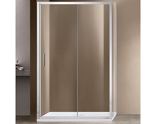 Душевой уголок Vincea Garda 160х100 VSR-1G1016CL профиль Хром стекло прозрачное