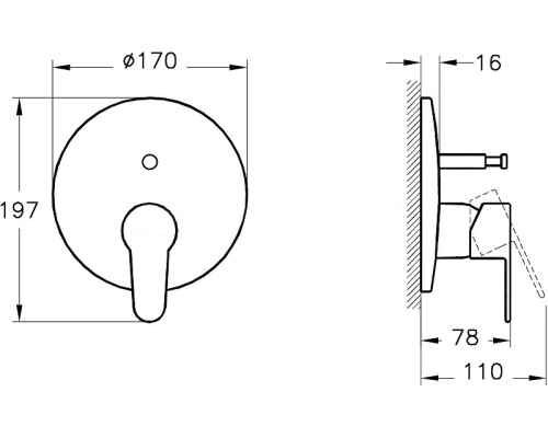Душевая система Vitra Win S A49265EXP Хром