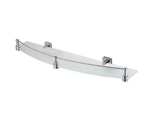 Стеклянная полка WasserKRAFT Dill K-3944 Хром