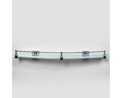 Стеклянная полка WasserKRAFT Dill K-3944 Хром