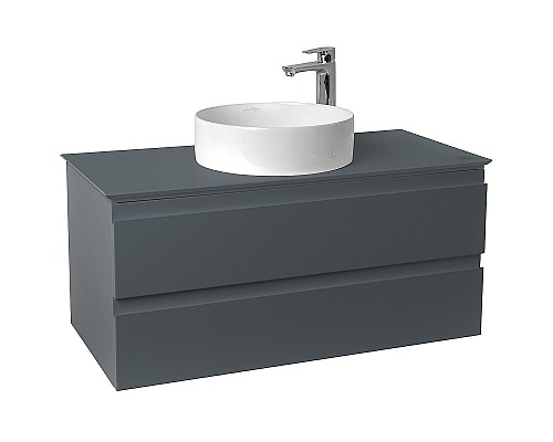 Тумба под раковину Jacob Delafon Madeleine 100 EB2084-J54 подвесная Серый матовый