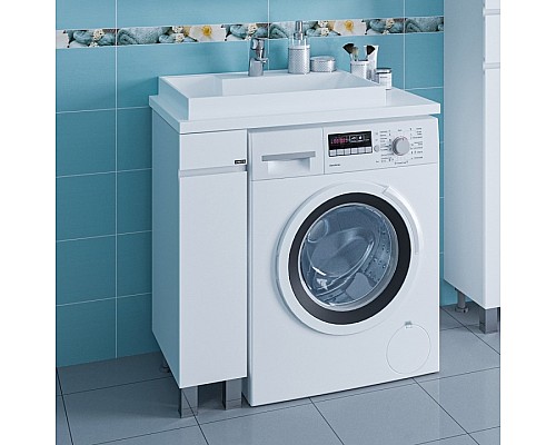 Тумба под раковину СанТа Марс 19 900127 Белая