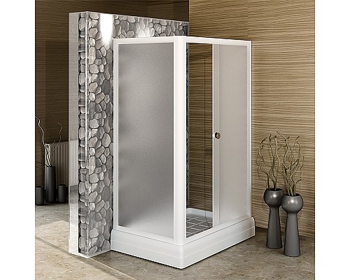 Душевой уголок Radomir Верчелли 121x84 R 1-03-1-2-0-0121 с поддоном Белый