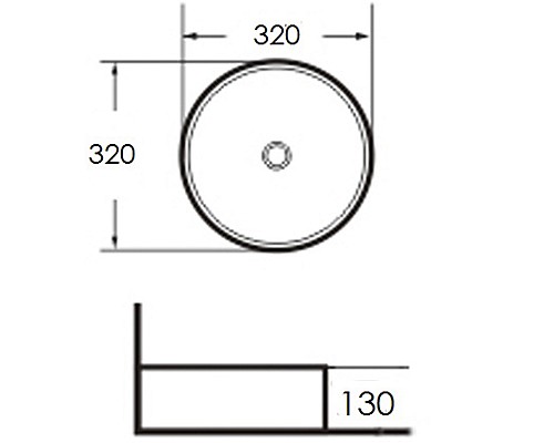 Раковина-чаша Grossman 32 GR-3021 Белая