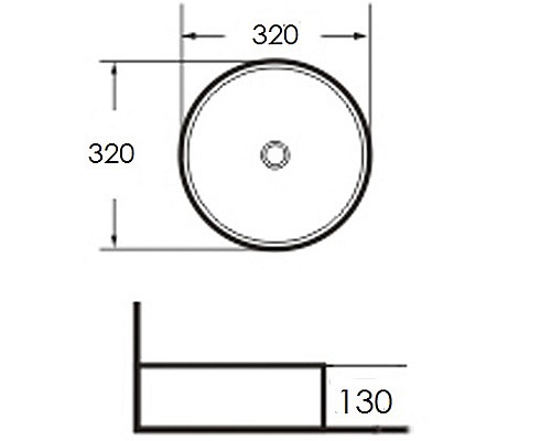 Раковина-чаша Grossman 32 GR-3021 Белая