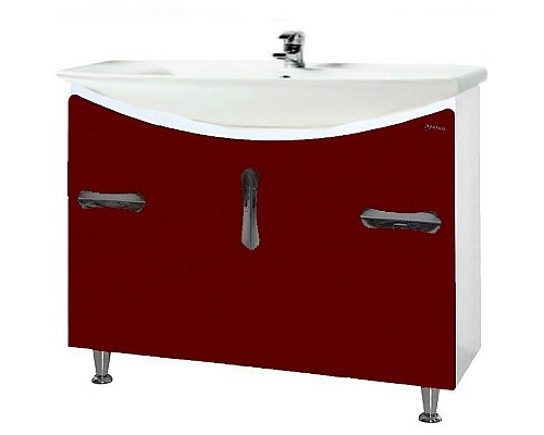 Тумба под раковину Bellezza Лагуна 105 4632118000038 Красная