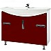 Тумба под раковину Bellezza Лагуна 105 4632118000038 Красная