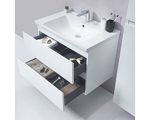 Тумба с раковиной Orans BC-4023W 100 40231000wuv005 Белый глянец