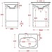 Раковина Artceram Civitas 68 CIL001 03 00 Черная