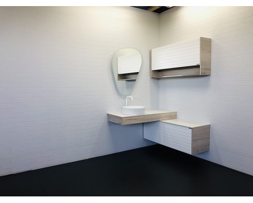 Подвесной шкаф Comforty Клеон 120 00-00000823 Белый Дуб дымчатый