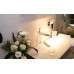 Стаканчик для зубных щеток керамический Hansgrohe PuraVida с держателем