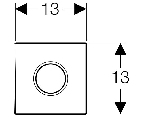 Система электронного управления смывом писсуара GEBERIT 116.021.11.5