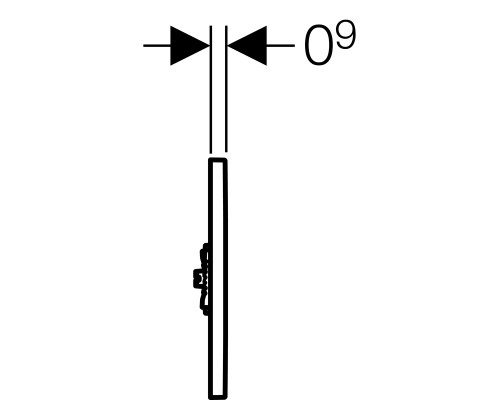 Система электронного управления смывом писсуара GEBERIT 116.021.11.5