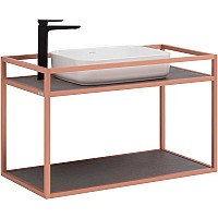 Консоль под раковину Allen Brau Liberty 90 1.33003.60 Медь браш