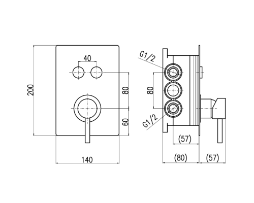 Смеситель для душа Rav Slezak Seina SE986BOX Хром