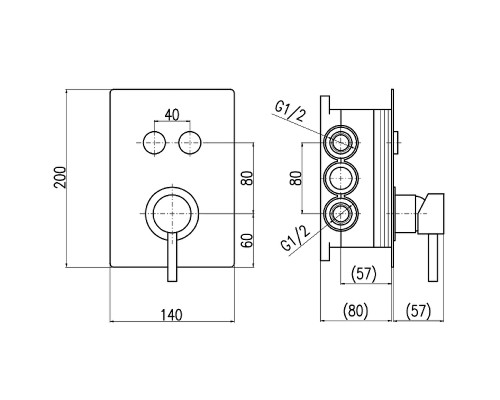 Смеситель для душа Rav Slezak Seina SE986BOX Хром