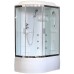 Душевая кабина Royal Bath ВК 120x80 с гидромассажем задние стенки Белые