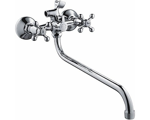 Смеситель для ванны Haiba HB2208-2 универсальный Хром