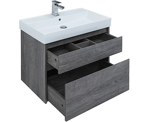 Тумба под раковину Aquanet Nova Lite 75 242273 подвесная Дуб рошелье