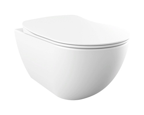 Унитаз Creavit Free FE322-11MB00E-0000 подвесной Белый матовый без сиденья
