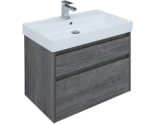 Тумба под раковину Aquanet Nova Lite 75 242273 подвесная Дуб рошелье