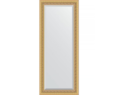 Зеркало Evoform Exclusive 155х65 BY 1284 с фацетом в багетной раме - Сусальное золото 80 мм