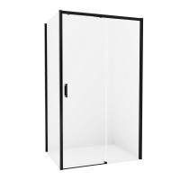 Душевое ограждение NEW TRENDY PRIME BLACK R 110x90x200 (черный)