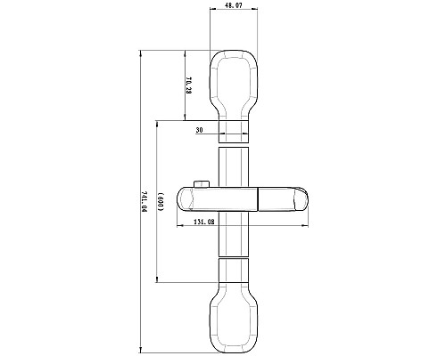 Душевая штанга Lemark LM8078C Хром
