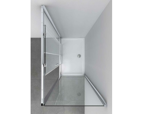Душевой уголок Vincea Soft 120x90 профиль Хром стекло прозрачное