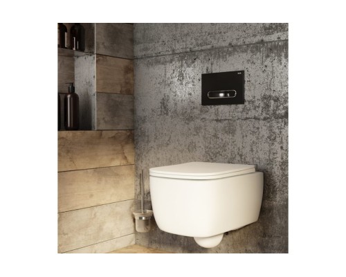 Клавиша смыва IDDIS Unifix универсальная матовый черный 071 UNI71MBi77