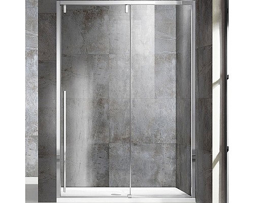 Душевая дверь Vincea Lugano 130 VDS-1L130CL-1 профиль Хром стекло прозрачное