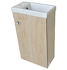 Тумба под раковину Bellezza Комо 40 4639005180477 подвесная Дуб светлый
