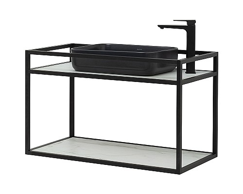 Консоль под раковину Allen Brau Liberty 90 1.33003.BB Черный браш