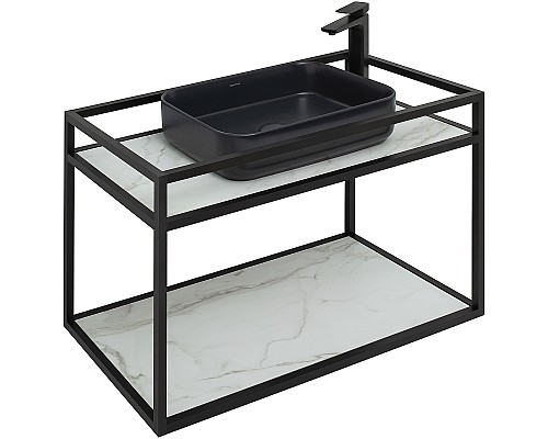 Консоль под раковину Allen Brau Liberty 90 1.33003.BB Черный браш