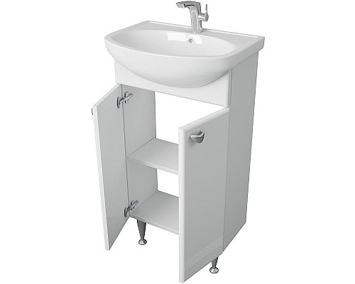 Тумба под раковину 1MarKa Story 45Н У99313 Белый глянец