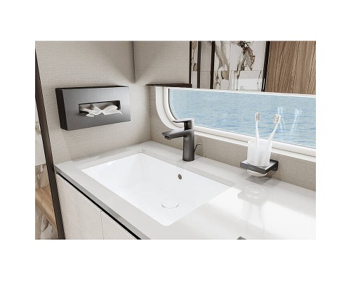 Стакан для зубных щеток Hansgrohe AddStoris 41749340 Шлифованный черный хром