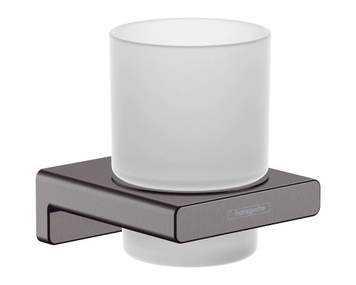 Стакан для зубных щеток Hansgrohe AddStoris 41749340 Шлифованный черный хром
