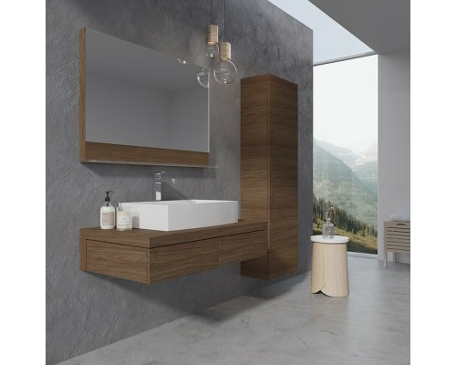 Шкаф пенал Ravak Formy 46 X000001262 подвесной Орех