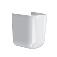 Полупьедестал Kerama Marazzi PRO подвесной, белый глянцевый