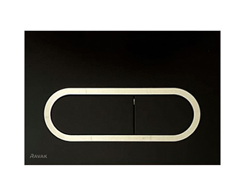 Клавиша смыва Ravak Chrome X01797 Черная