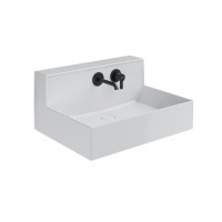 Раковина Kerama Marazzi LOGICA M подвесная cо встроенным смесителем 65, белая глянцевая