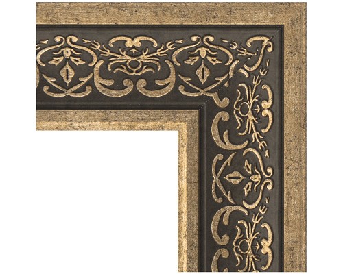 Зеркало Evoform Exclusive-G Floor 204х84 BY 6332 с гравировкой в багетной раме - Вензель серебряный 101 мм