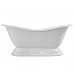 Ванна из искусственного камня Эстет Бостон с литым подиумом 180х74
