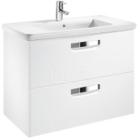 Тумба под раковину Roca The Gap 70 ZRU9302878 подвесная Белая глянцевая