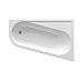 Акриловая ванна Ravak CHROME CA61000000 105 R белая