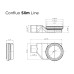 Душевой лоток Pestan Confluo Slim Line 300